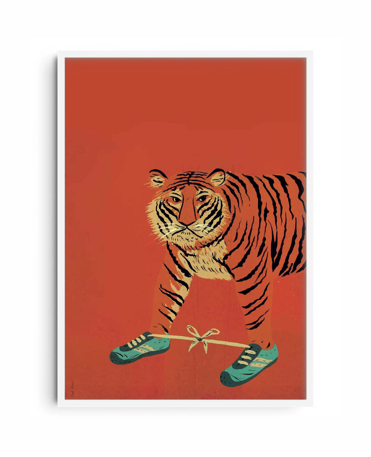 TIGER WEARS GAZELLE