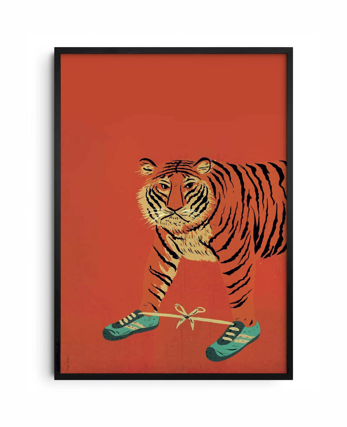 TIGER WEARS GAZELLE