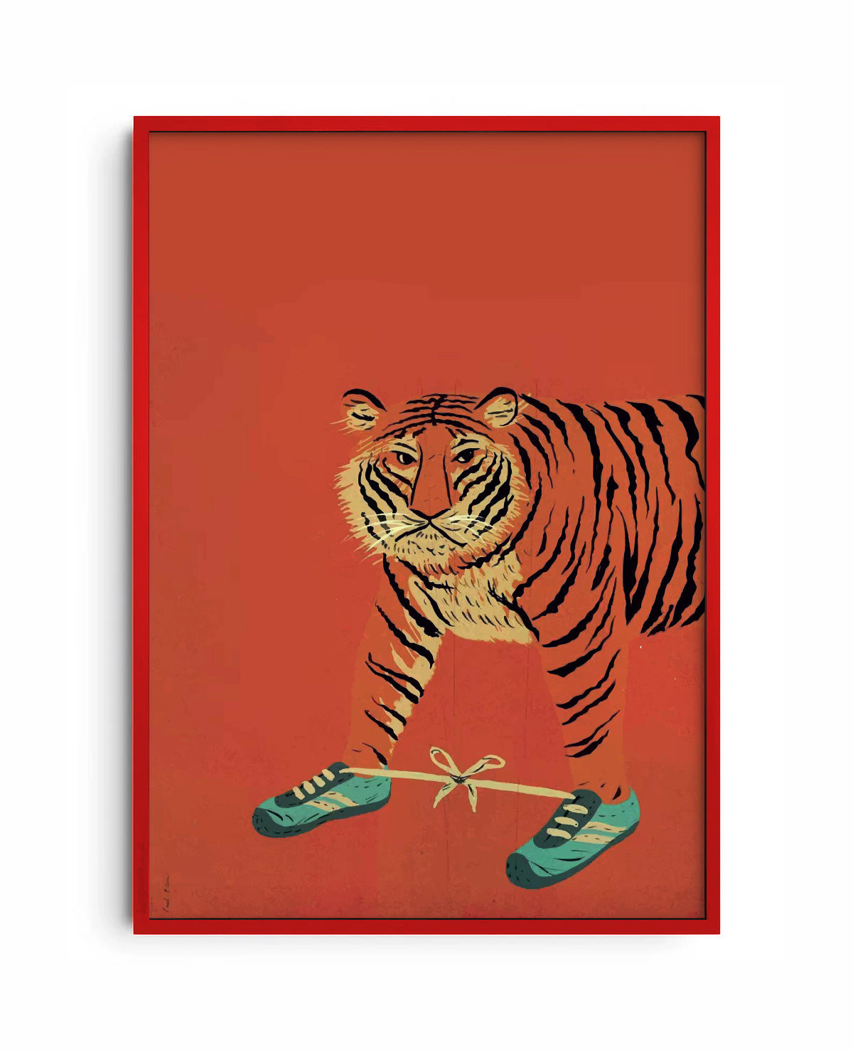 TIGER WEARS GAZELLE